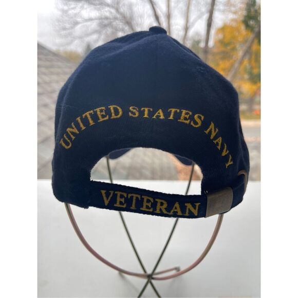 US Navy Veteran Navy Blue Hat/Cap - Picture 7 of 8